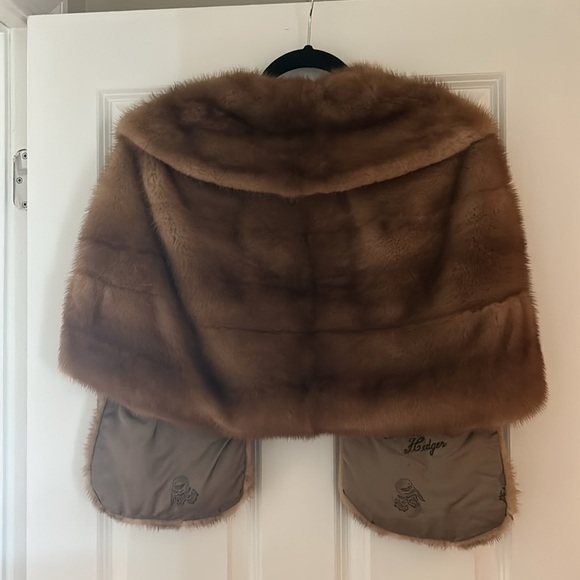 antique mink stole - Picture 4 of 4